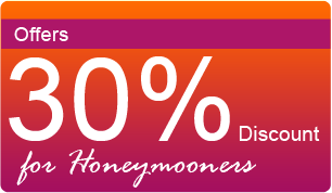 OFFERS: 30% Discount for Honeymooners